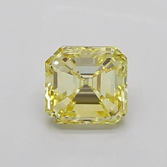 1.00ct Asscher Lab Grown Diamond (Colour Fancy Light Yellow, Clarity VS1, IGI Certified)