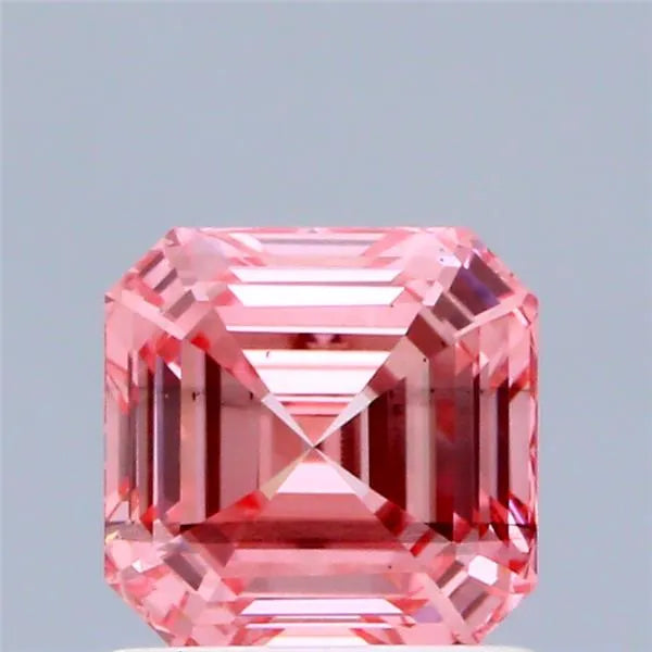 1.00ct Asscher Lab Grown Diamond (Colour Fancy Vivid Pink, Clarity SI2, IGI Certified)