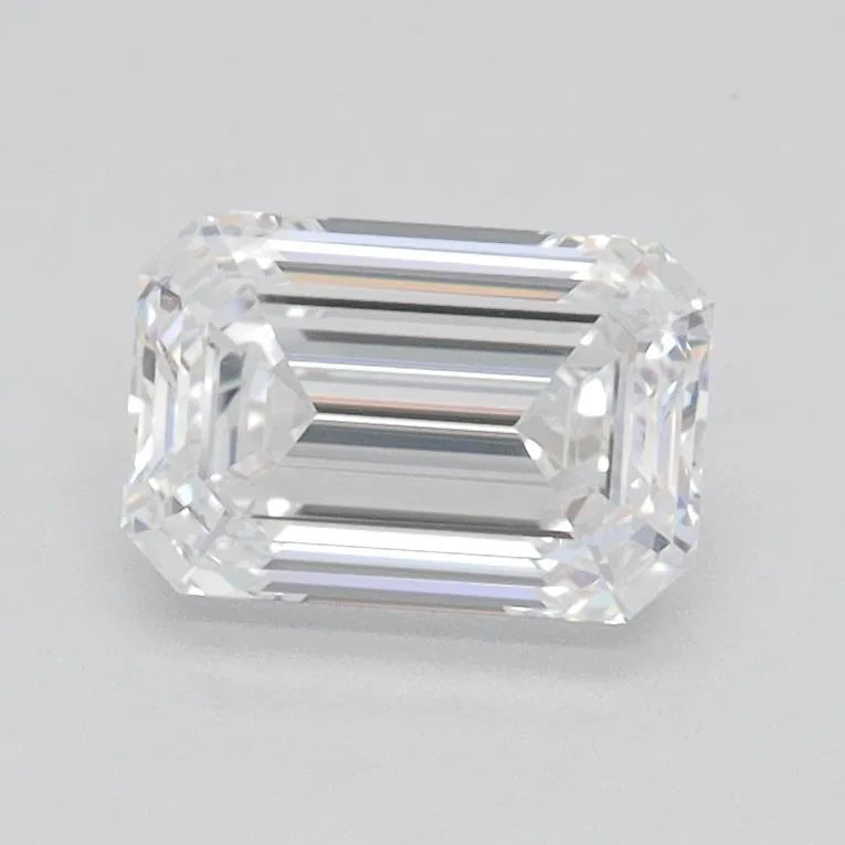 1.00ct Emerald Lab Grown Diamond (Colour D, Clarity VS2, IGI Certified)