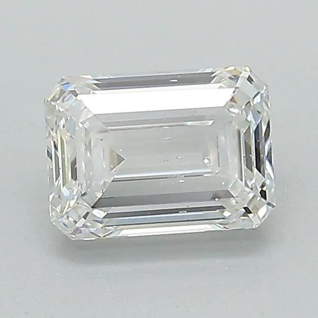 1.00ct Emerald Lab Grown Diamond (Colour F, Clarity SI1, IGI Certified)