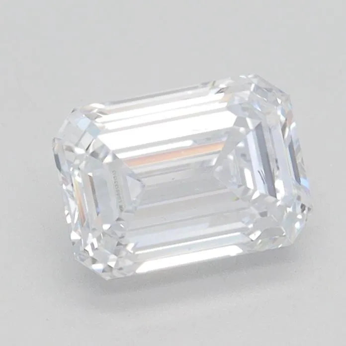 1.00ct Emerald Lab Grown Diamond (Colour F, Clarity SI1, IGI Certified)
