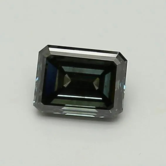 1.00ct Emerald Lab Grown Diamond (Colour Fancy Deep Blue Green, Clarity SI1, IGI Certified)
