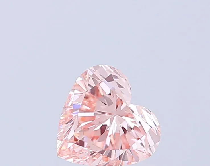 1.00ct Heart Lab Grown Diamond (Colour Fancy Intense Pink, Clarity VVS2, IGI Certified)
