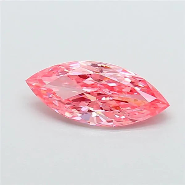 1.00ct Marquise Lab Grown Diamond (Colour Fancy Vivid Pink, Clarity VS1, IGI Certified)