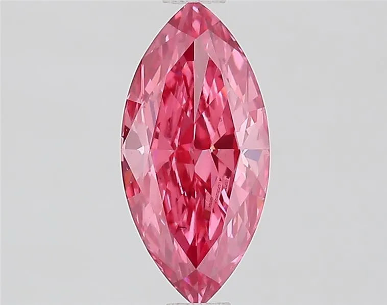 1.00ct Marquise Lab Grown Diamond (Colour Fancy Vivid Pink, Clarity VS2, IGI Certified)