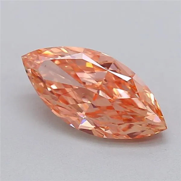1.00ct Marquise Lab Grown Diamond (Colour Fancy Vivid Pink, Clarity VS2, IGI Certified)