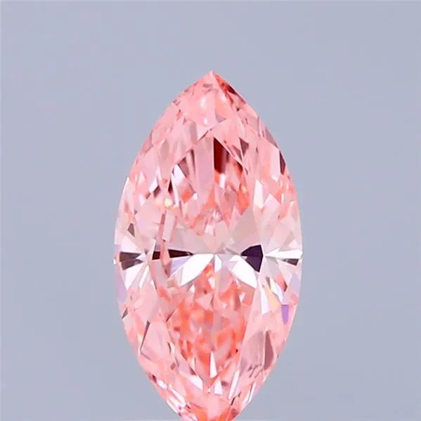 1.00ct Marquise Lab Grown Diamond (Colour Fancy Vivid Pink, Clarity VVS2, IGI Certified)