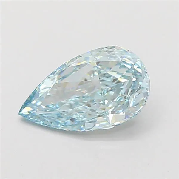 1.00ct Pear Lab Grown Diamond (Colour Fancy Intense Green, Clarity VVS2, IGI Certified)