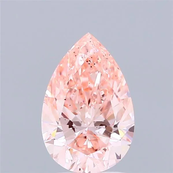 1.00ct Pear Lab Grown Diamond (Colour Fancy Intense Pink, Clarity SI1, IGI Certified)