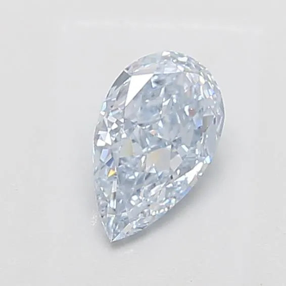 1.00ct Pear Lab Grown Diamond (Colour Fancy Light Blue, Clarity VVS2, IGI Certified)