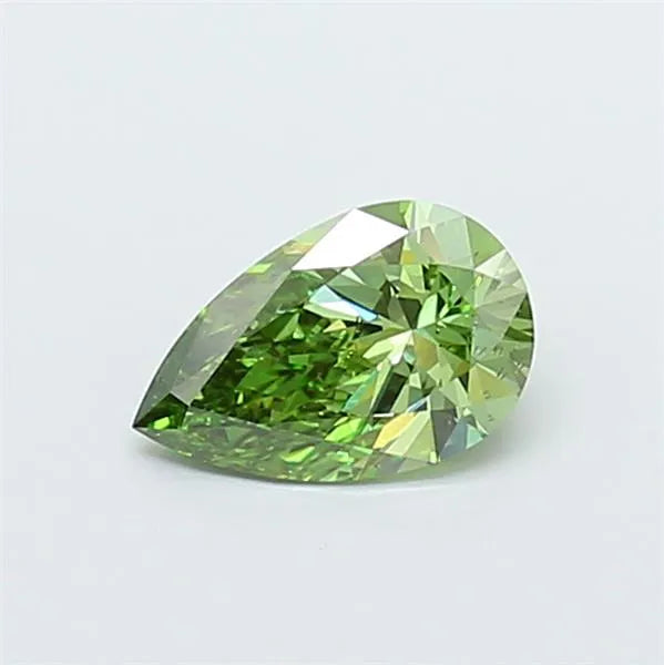 1.00ct Pear Lab Grown Diamond (Colour Fancy Vivid Green, Clarity SI1, IGI Certified)