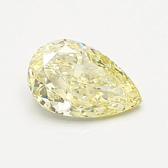 1.00ct Pear Lab Grown Diamond (Colour Fancy Yellow, Clarity VVS2, IGI Certified)