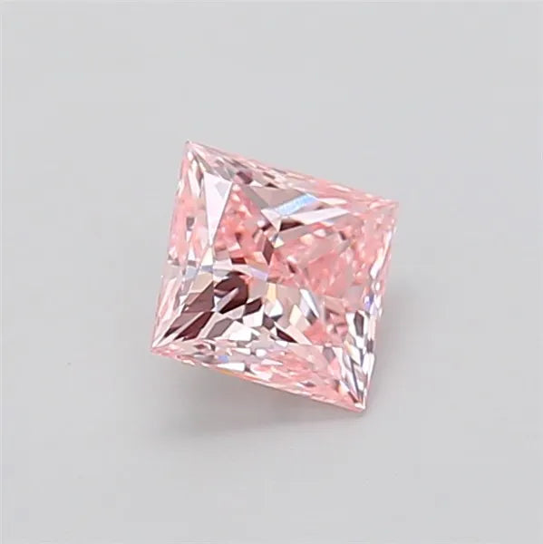 1.00ct Princess Lab Grown Diamond (Colour Fancy Intense Pink, Clarity VS1, IGI Certified)