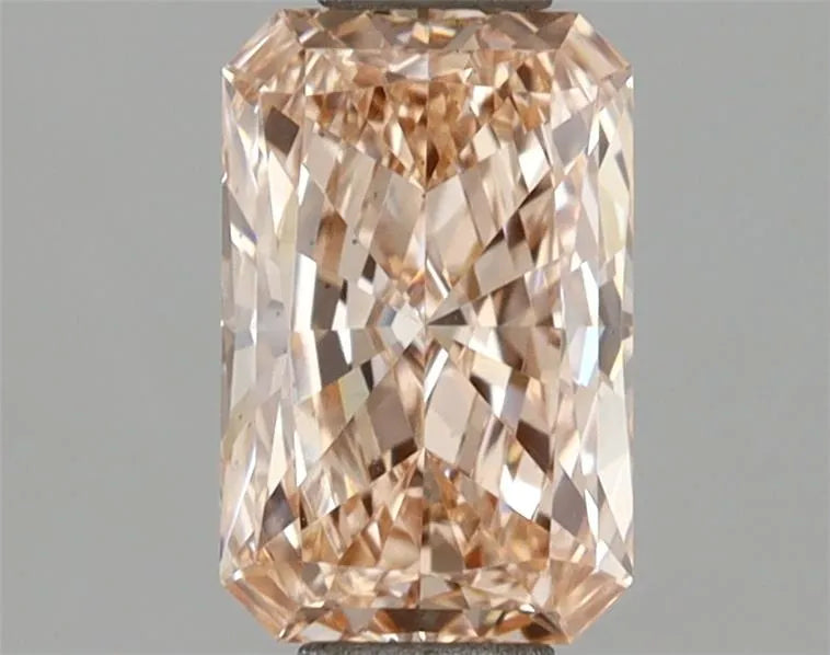 1.00ct Radiant Lab Grown Diamond (Colour Fancy Orange Pink, Clarity VS2, IGI Certified)