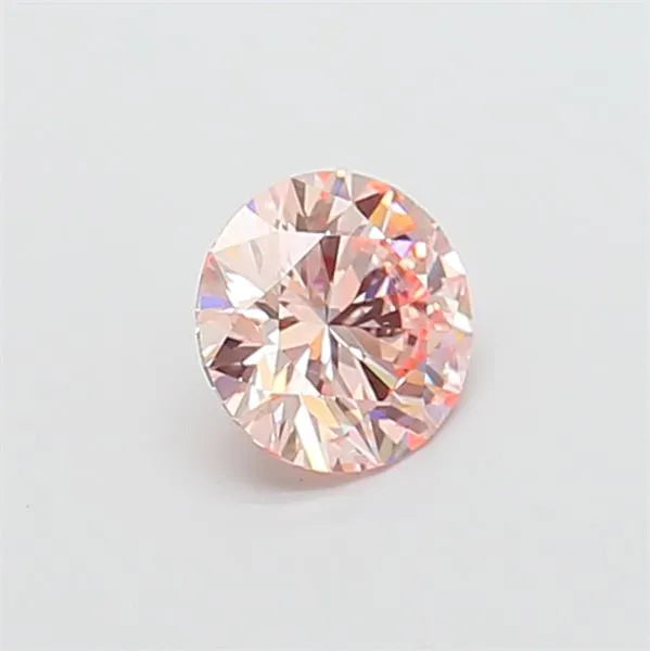 1.00ct Round Lab Grown Diamond (Colour Fancy Pink, Clarity VS1, Cut ID, IGI Certified)