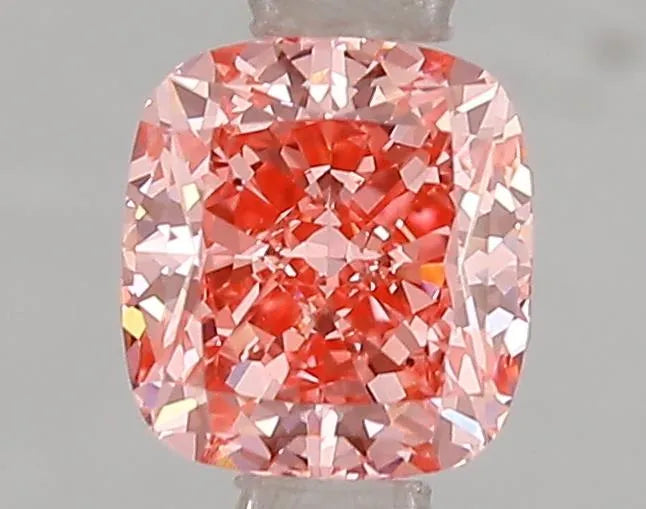 1.01ct Cushion modified Lab Grown Diamond (Colour Fancy Vivid Pink, Clarity VS2, IGI Certified)