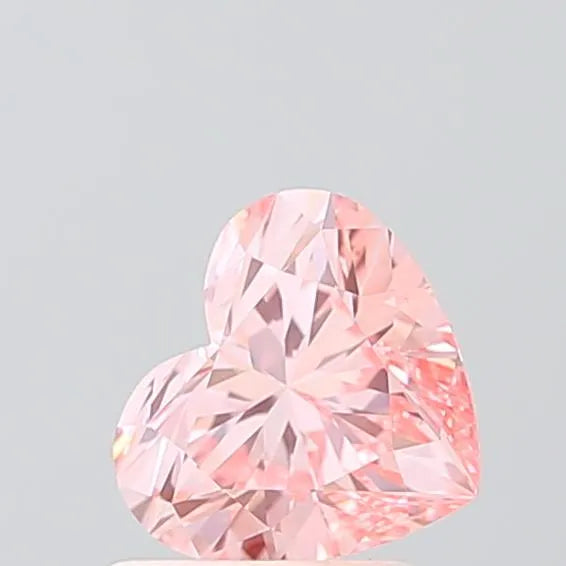 1.01ct Heart Lab Grown Diamond (Colour Fancy Vivid Pink, Clarity VS1, IGI Certified)