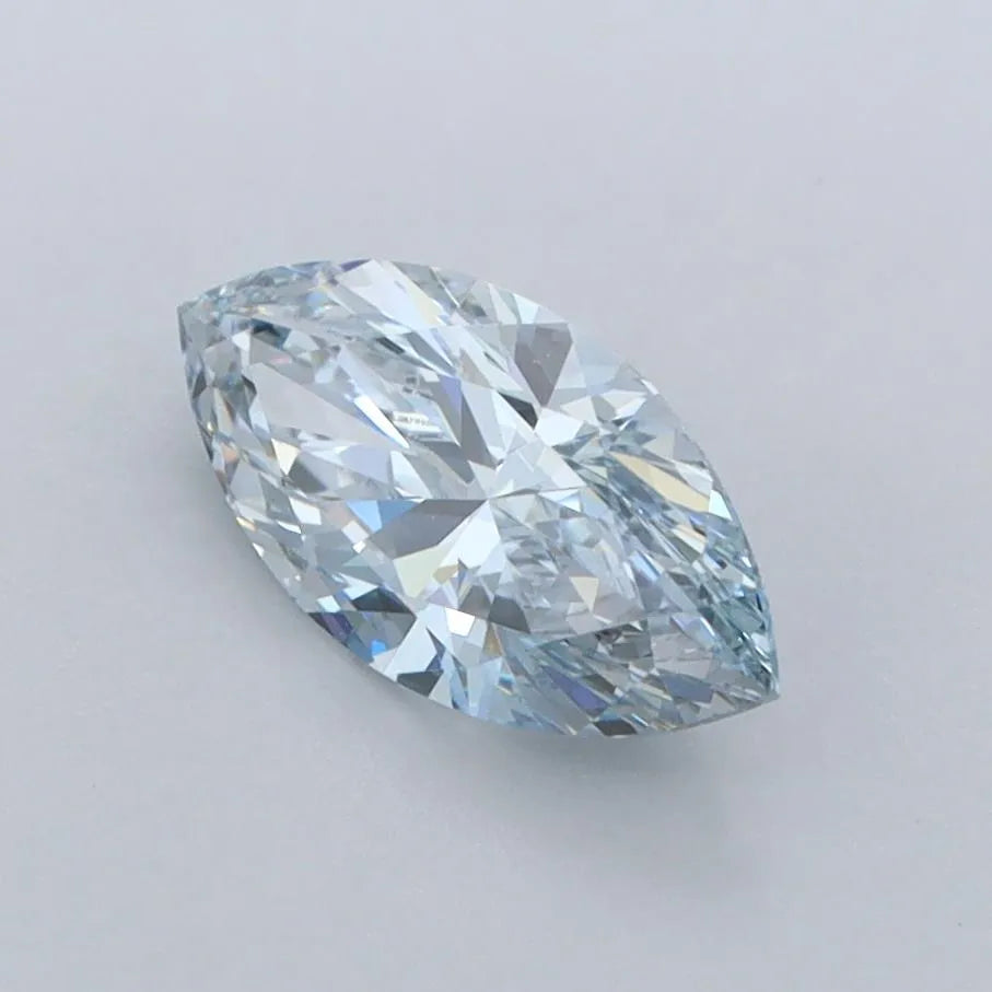 1.01ct Marquise Lab Grown Diamond (Colour Fancy Intense Blue, Clarity VVS1, IGI Certified)
