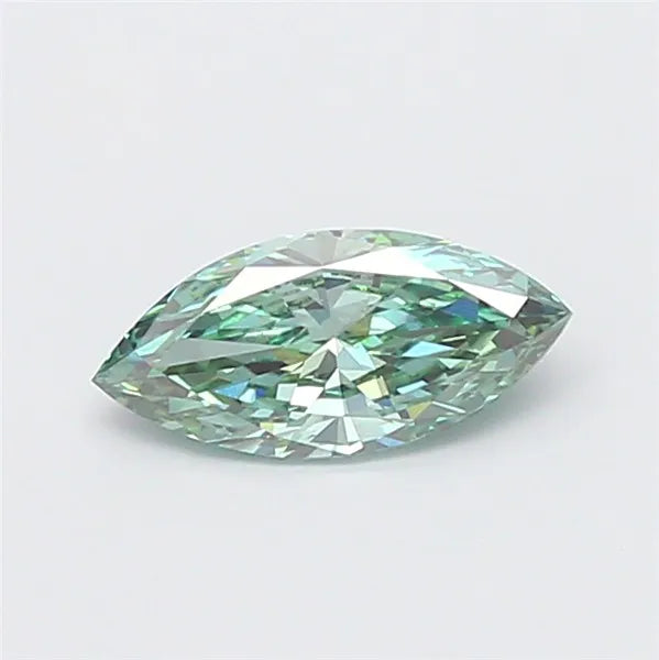 1.01ct Marquise Lab Grown Diamond (Colour Fancy Vivid Green, Clarity VS2, IGI Certified)