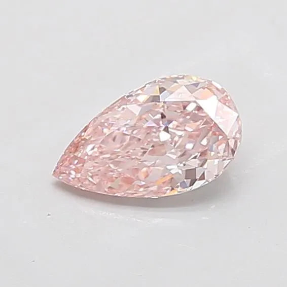 1.01ct Pear Lab Grown Diamond (Colour Fancy Intense Pink, Clarity VVS2, IGI Certified)