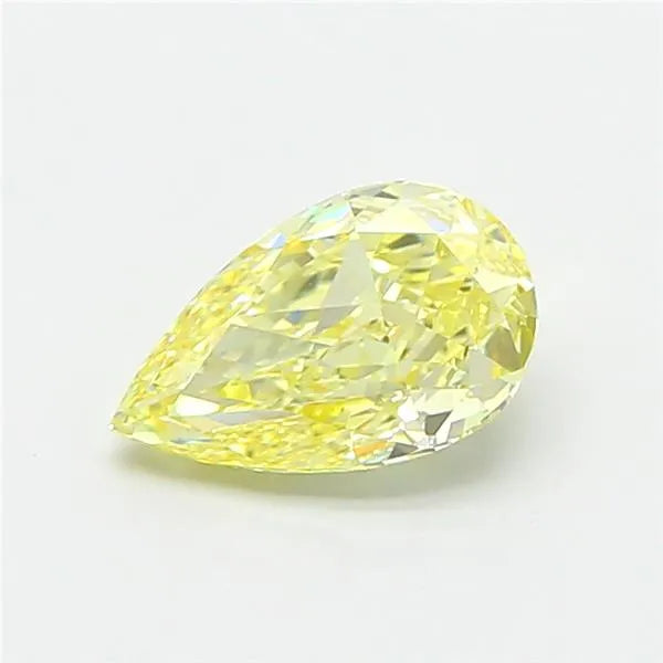 1.01ct Pear Lab Grown Diamond (Colour Fancy Intense Yellow, Clarity VS1, IGI Certified)