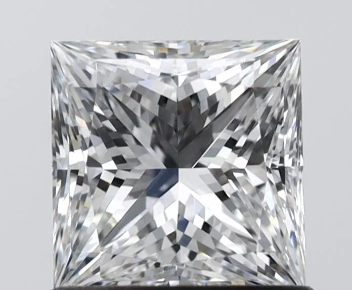 1.01ct Princess Natural Diamond (Colour F, Clarity VVS2, GIA Certified)