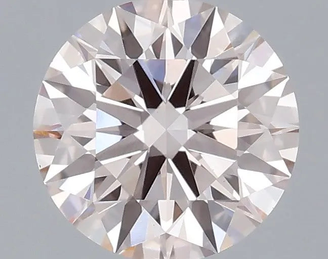 1.01ct Round Lab Grown Diamond (Colour Fancy Light Pink, Clarity VS1, Cut ID, IGI Certified)