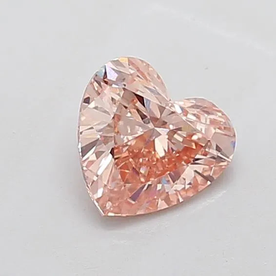 1.02ct Heart Lab Grown Diamond (Colour Fancy Intense Pink, Clarity VVS2, IGI Certified)