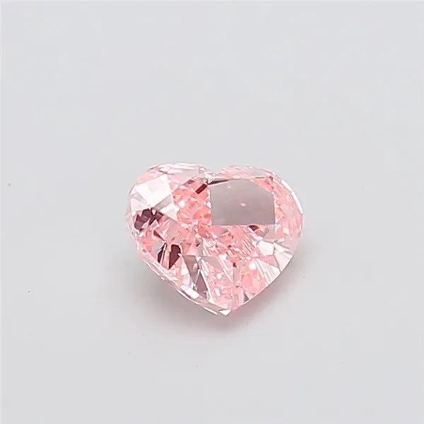 1.02ct Heart Lab Grown Diamond (Colour Fancy Vivid Pink, Clarity VVS1, IGI Certified)