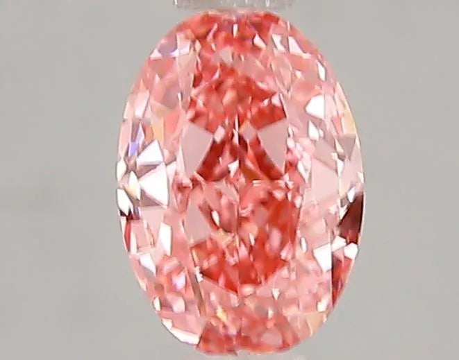 1.02ct Oval Lab Grown Diamond (Colour Fancy Vivid Pink, Clarity VS1, IGI Certified)