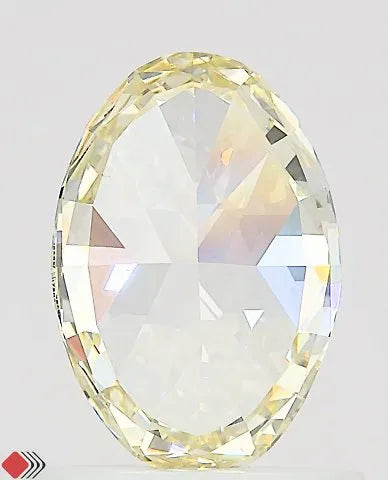 1.02ct Oval Lab Grown Diamond (Colour Light Yellow, Clarity VS1, IGI Certified)