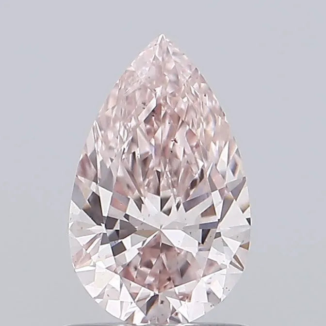 1.02ct Pear Lab Grown Diamond (Colour Fancy Intense Pink, Clarity VS2, IGI Certified)