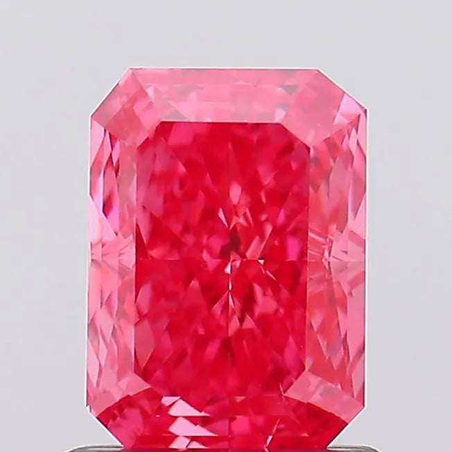 1.02ct Radiant Lab Grown Diamond (Colour Fancy Vivid Pink, Clarity VS2, IGI Certified)