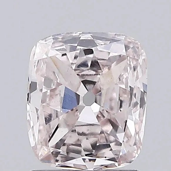 1.03ct Cushion brilliant Lab Grown Diamond (Colour Very Light Pinkish Brown, Clarity VS1, IGI Certified)