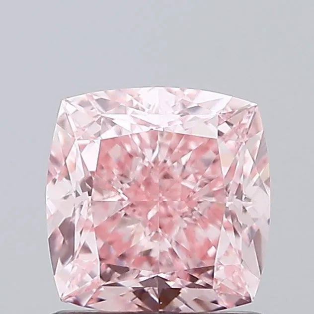 1.03ct Cushion modified Lab Grown Diamond (Colour Fancy Intense Pink, Clarity VVS1, IGI Certified)