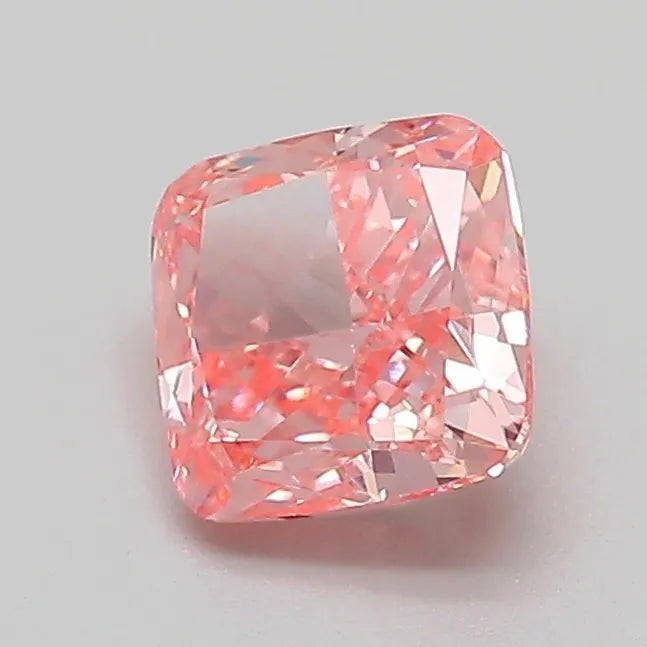 1.03ct Cushion modified Lab Grown Diamond (Colour Fancy Vivid Pink, Clarity VVS2, IGI Certified)