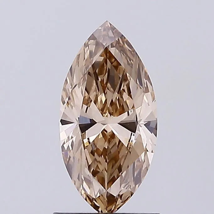 1.03ct Marquise Lab Grown Diamond (Colour Fancy Brown, Clarity VS1, IGI Certified)