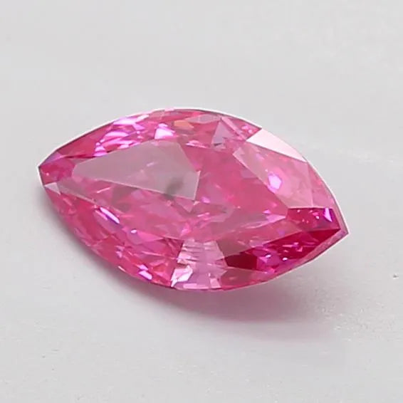 1.03ct Marquise Lab Grown Diamond (Colour Fancy Vivid Pink, Clarity SI1, IGI Certified)
