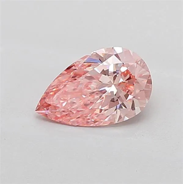 1.03ct Pear Lab Grown Diamond (Colour Fancy Vivid Pink, Clarity VVS2, IGI Certified)
