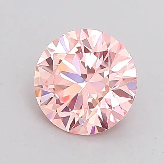 1.03ct Round Lab Grown Diamond (Colour Fancy Intense Pink, Clarity VVS2, Cut ID, IGI Certified)