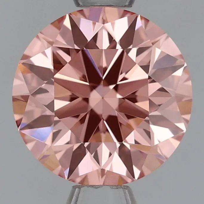 1.03ct Round Lab Grown Diamond (Colour Fancy Intense Pink, Clarity VVS2, Cut ID, IGI Certified)