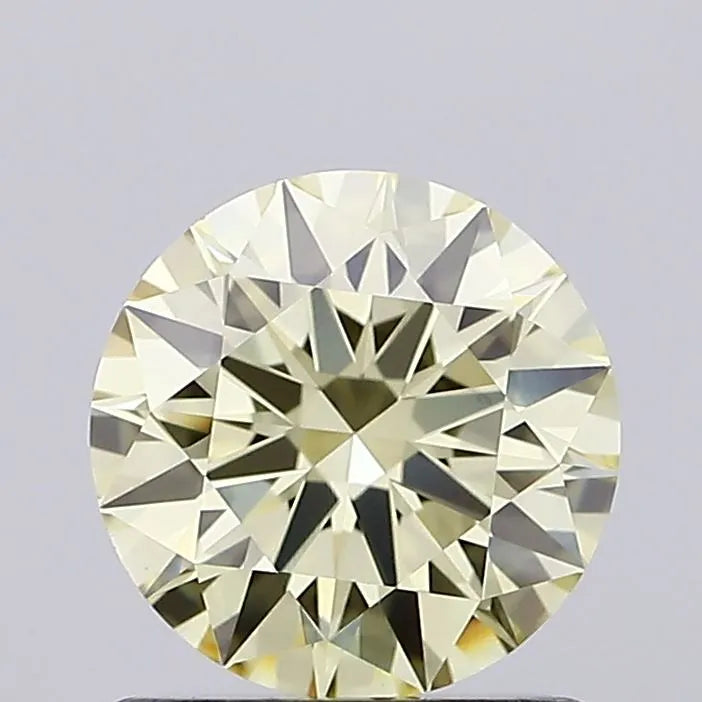 1.03ct Round Lab Grown Diamond (Colour Fancy Light Yellow, Clarity VS1, Cut ID, IGI Certified)