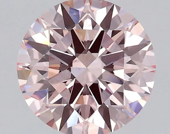 1.03ct Round Lab Grown Diamond (Colour Fancy Pink, Clarity VS1, Cut ID, IGI Certified)