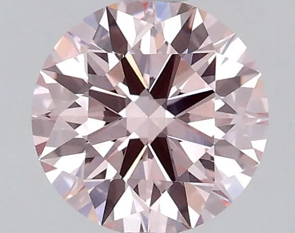 1.03ct Round Lab Grown Diamond (Colour Fancy Pink, Clarity VVS2, Cut ID, IGI Certified)