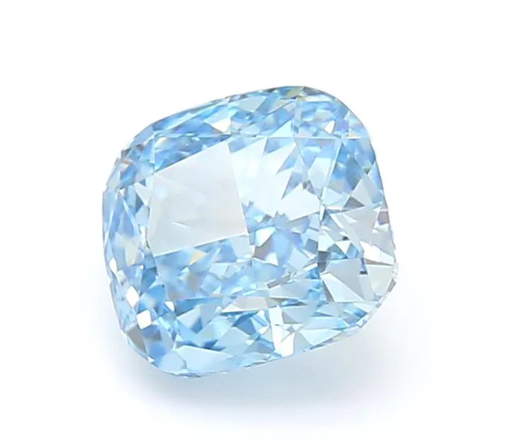 1.04ct Cushion modified Lab Grown Diamond (Colour Fancy Vivid Blue, Clarity VVS2, IGI Certified)