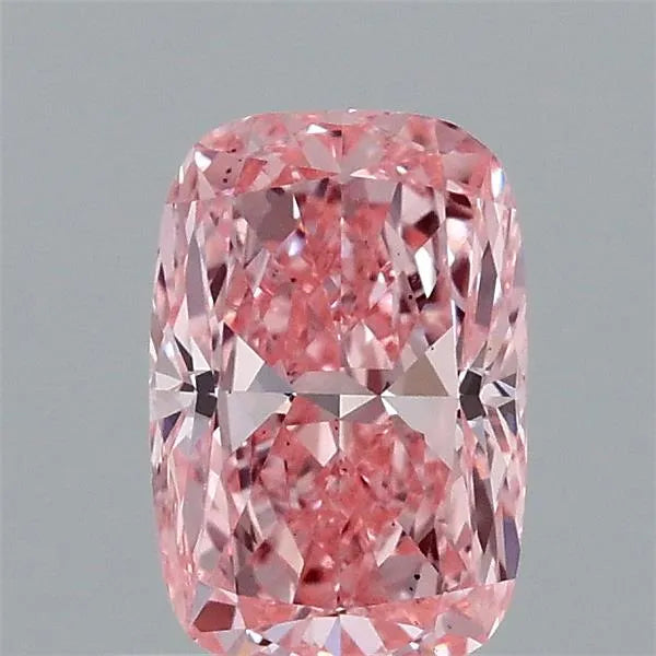 1.04ct Cushion modified Lab Grown Diamond (Colour Fancy Vivid Pink, Clarity VS2, IGI Certified)
