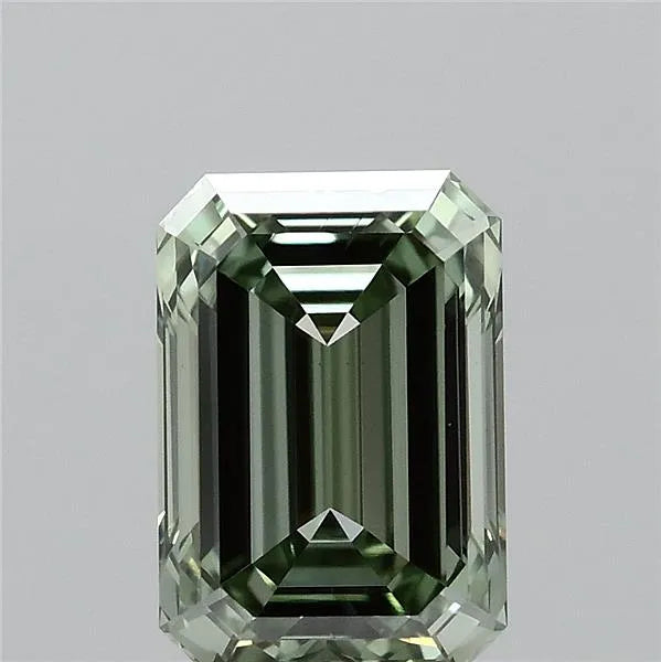 1.04ct Emerald Lab Grown Diamond (Colour Fancy Vivid Green, Clarity VVS2, IGI Certified)