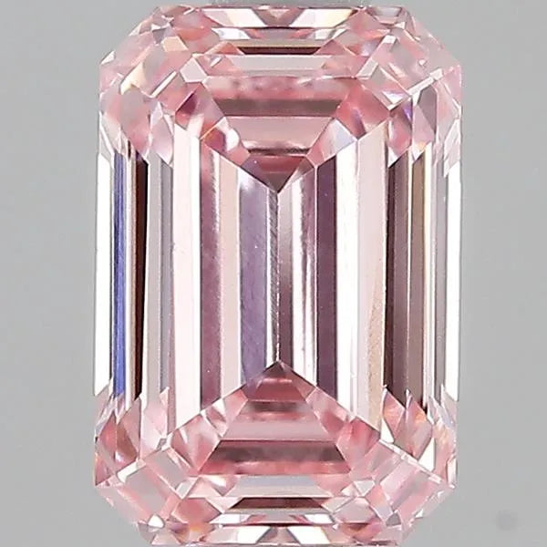 1.04ct Emerald Lab Grown Diamond (Colour Fancy Vivid Pink, Clarity VVS2, IGI Certified)