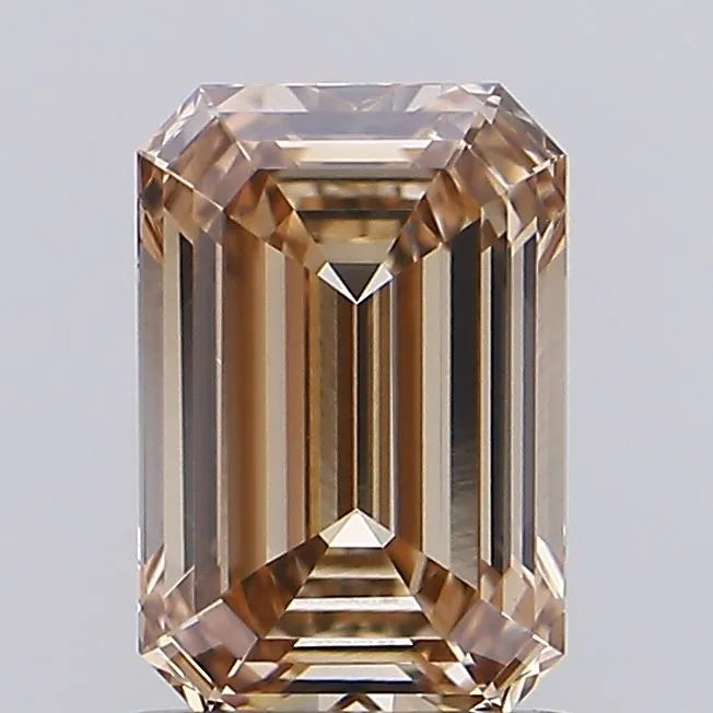 1.04ct Heart Lab Grown Diamond (Colour Fancy Brown, Clarity VS1, IGI Certified)