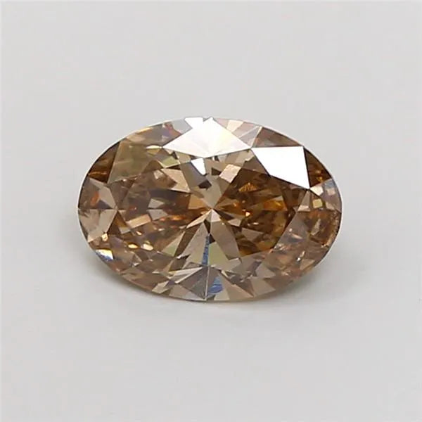 1.04ct Oval Lab Grown Diamond (Colour Fancy Brown, Clarity VS1, IGI Certified)
